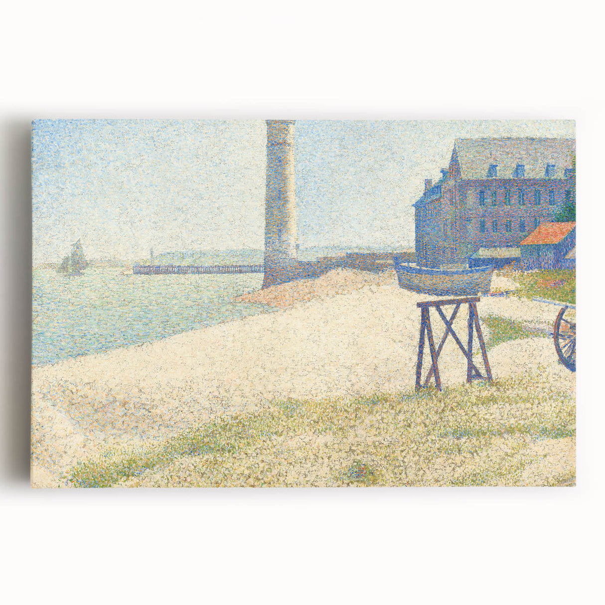 Impressionist Wall Art: The Lighthouse at Honfleur by Georges Seurat