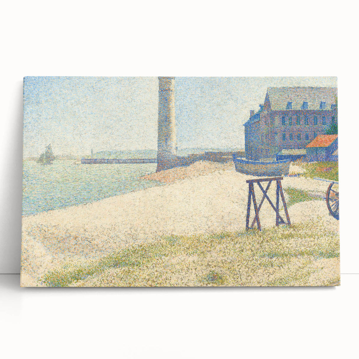 Impressionist Wall Art: The Lighthouse at Honfleur by Georges Seurat