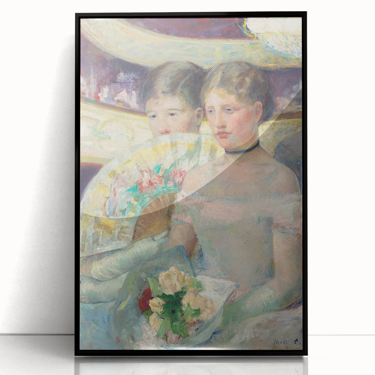 Impressionist Wall Art - The Loge by Mary Cassatt Print
