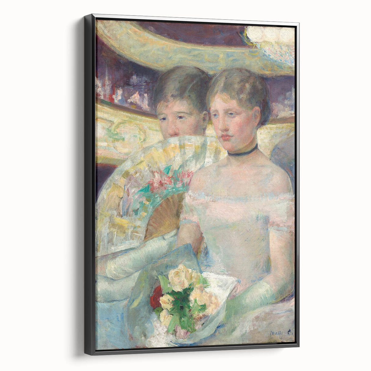 Impressionist Wall Art - The Loge by Mary Cassatt Print