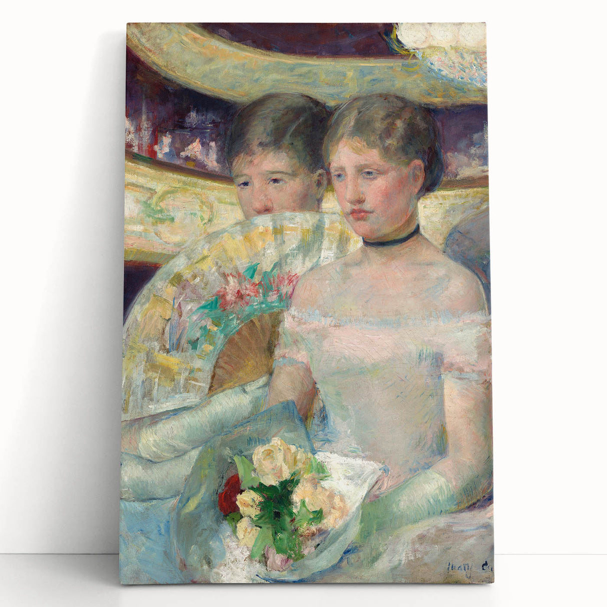 Impressionist Wall Art - The Loge by Mary Cassatt Print