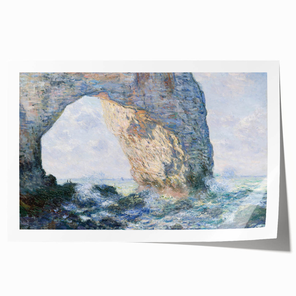 Impressionist Wall Art: The Manneporte by Claude Monet