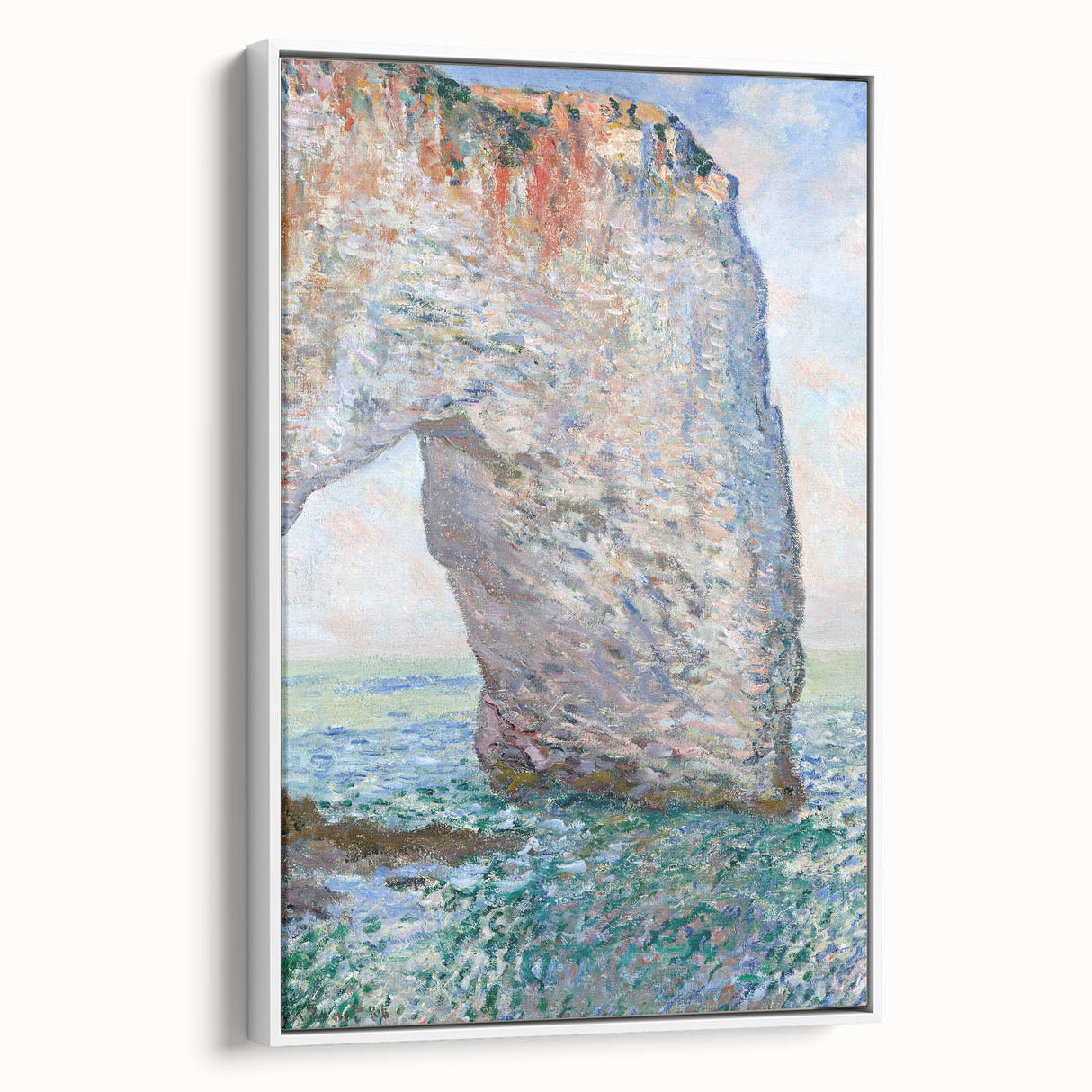Impressionist Landscape - The Manneporte by Claude Monet Print
