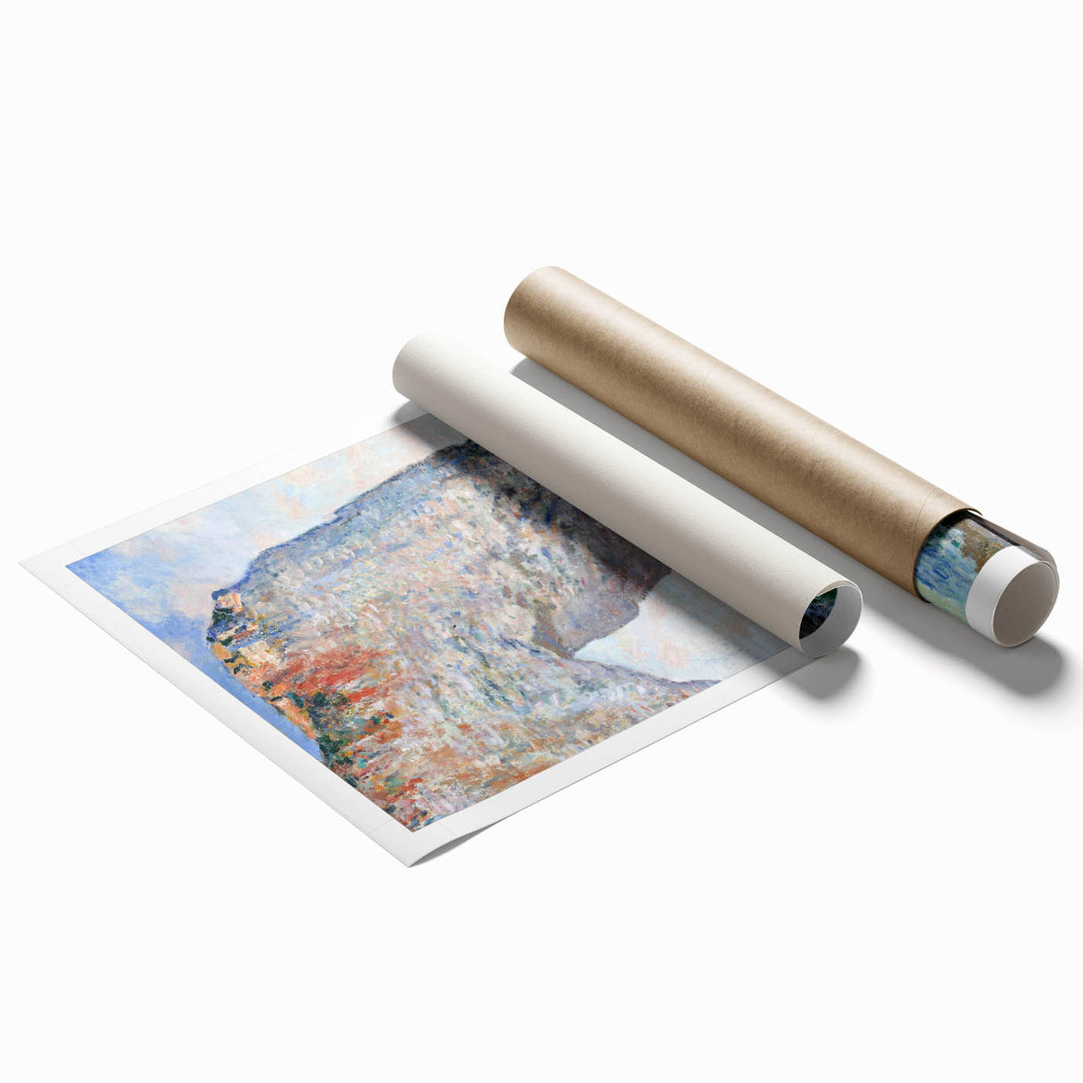 Impressionist Landscape - The Manneporte by Claude Monet Print