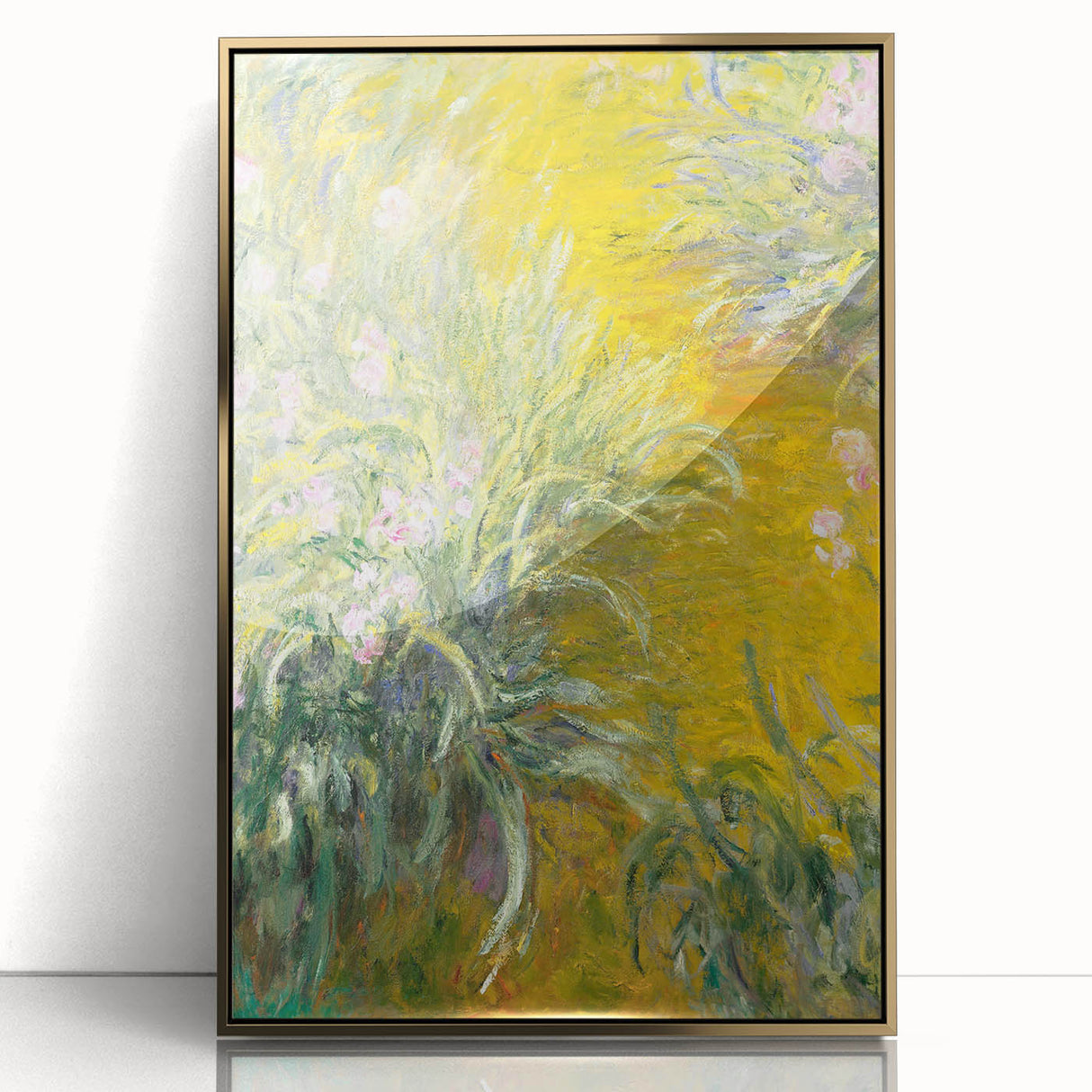 Impressionist Wall Art - The Path through the Irises by Claude Monet