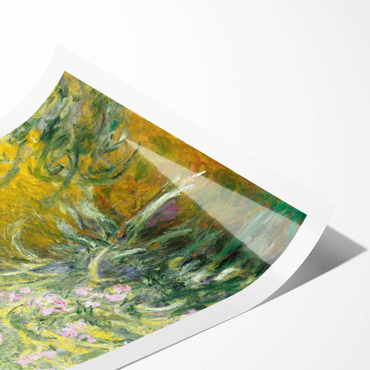 Impressionist Wall Art - The Path through the Irises by Claude Monet