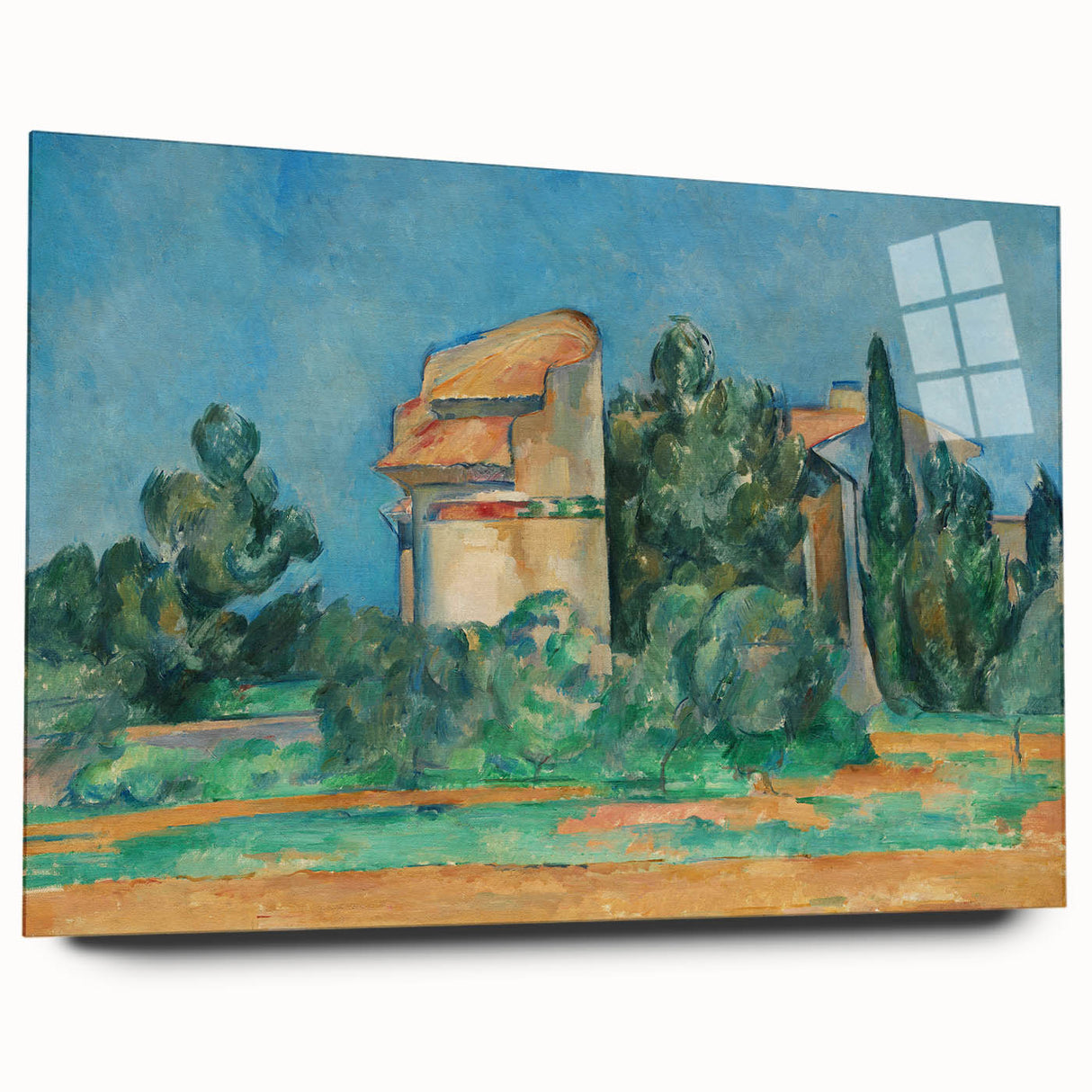 Impressionist Landscape Wall Art - The Pigeon Tower by Cézanne Print
