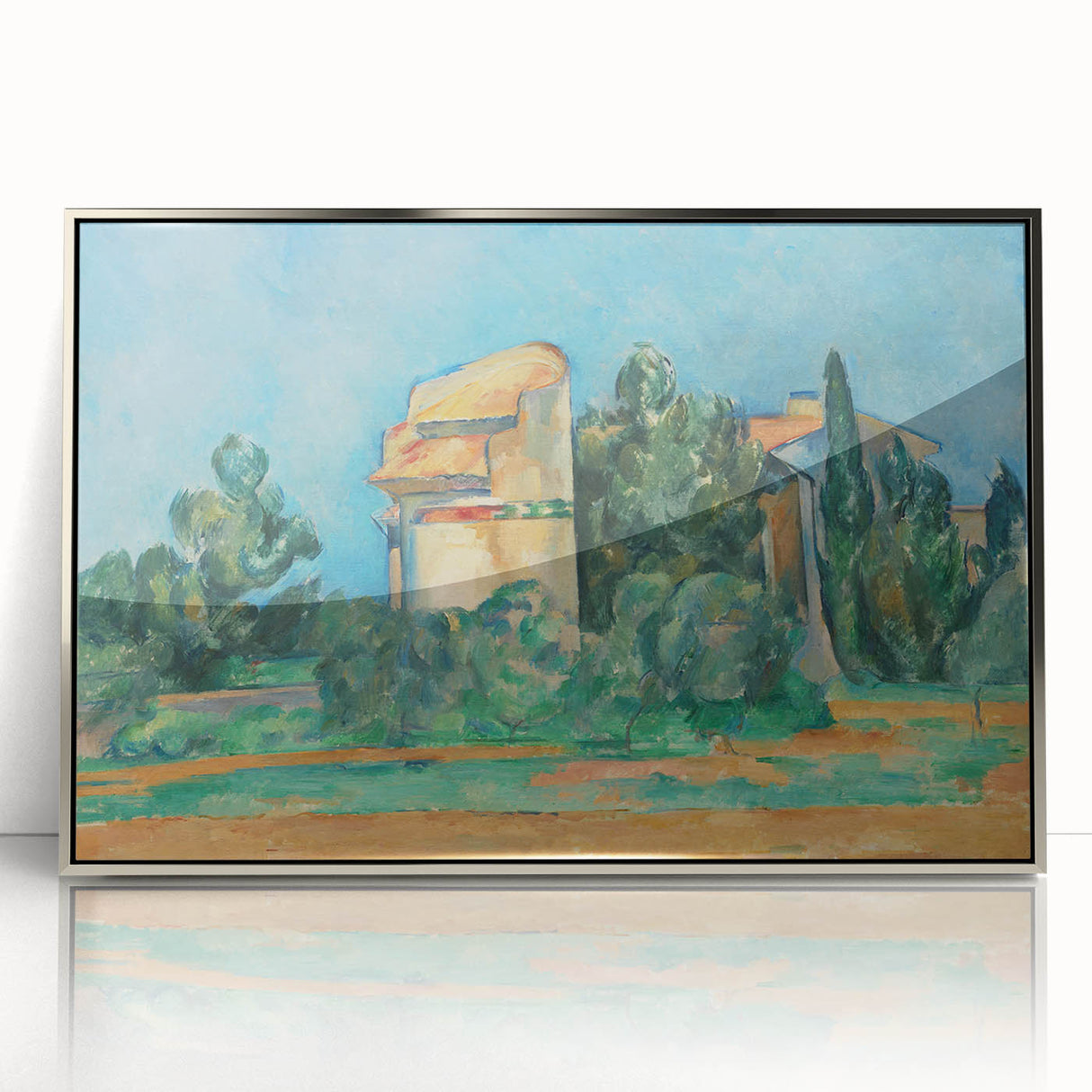 Impressionist Landscape Wall Art - The Pigeon Tower by Cézanne Print