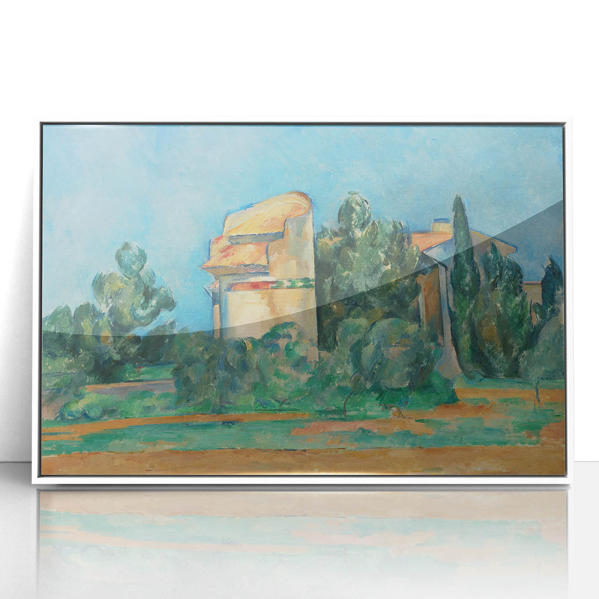 Impressionist Landscape Wall Art - The Pigeon Tower by Cézanne Print
