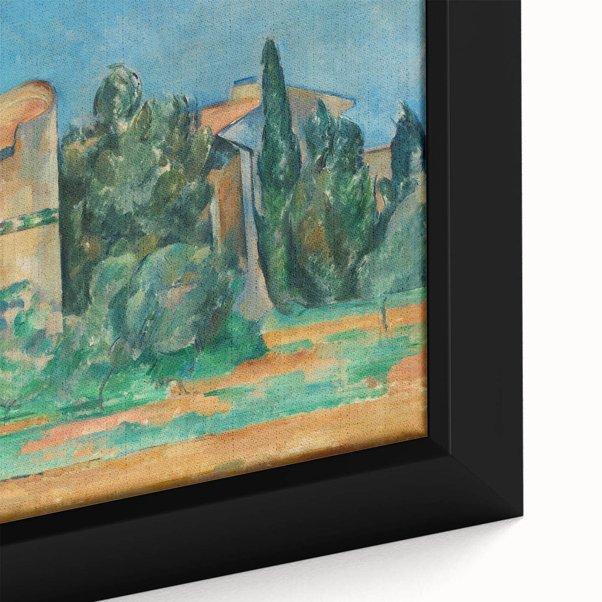 Impressionist Landscape Wall Art - The Pigeon Tower by Cézanne Print