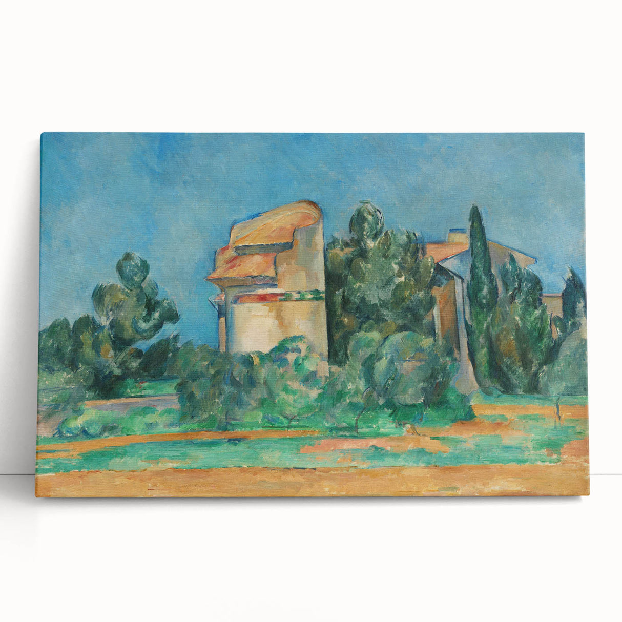 Impressionist Landscape Wall Art - The Pigeon Tower by Cézanne Print