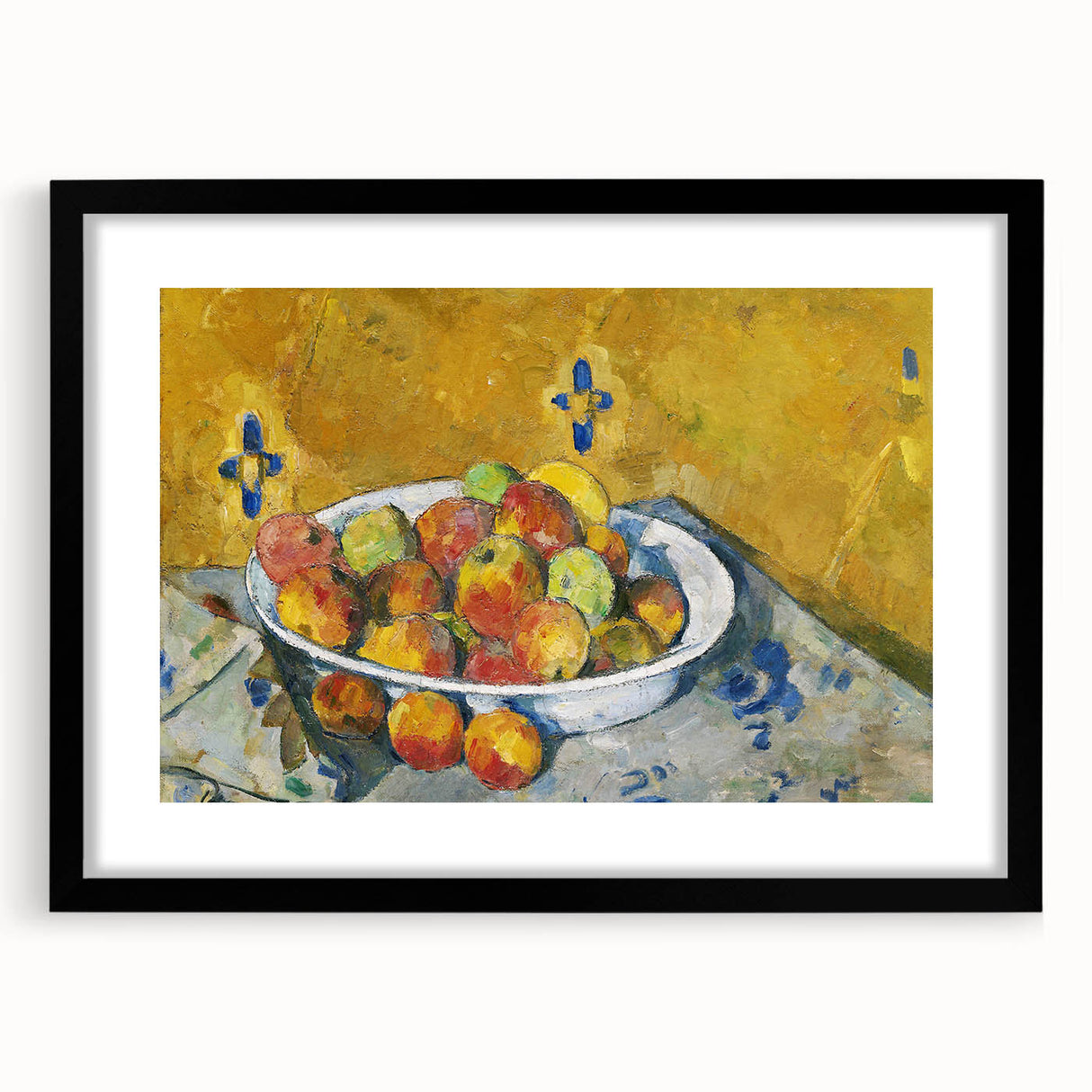 Impressionist Still Life - The Plate of Apples by Paul Cézanne Print