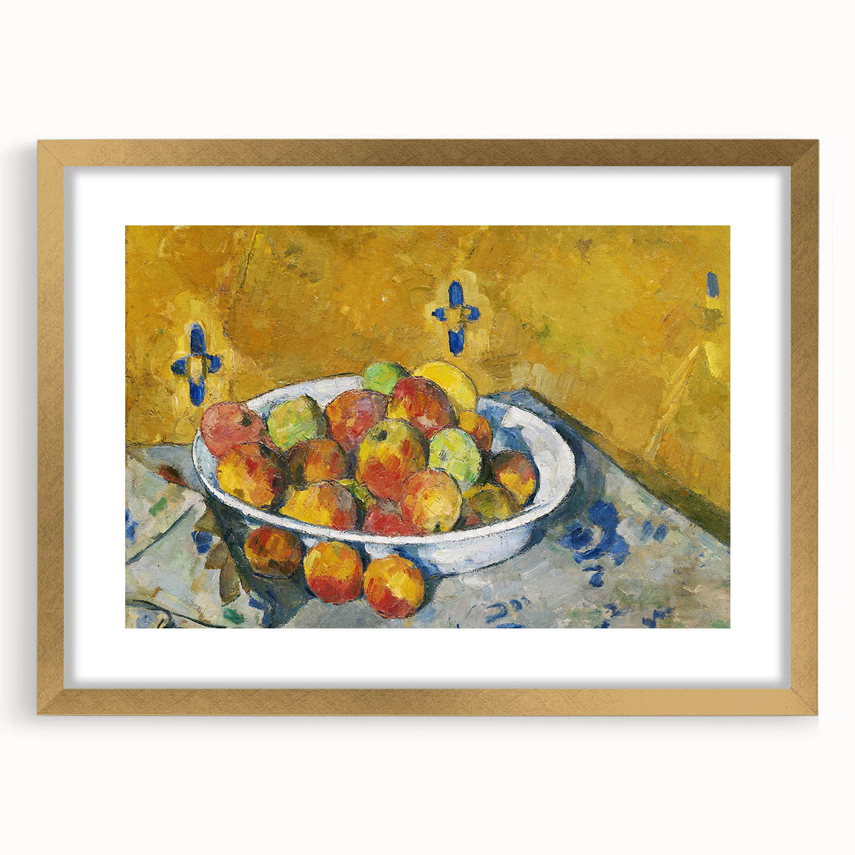 Impressionist Still Life - The Plate of Apples by Paul Cézanne Print