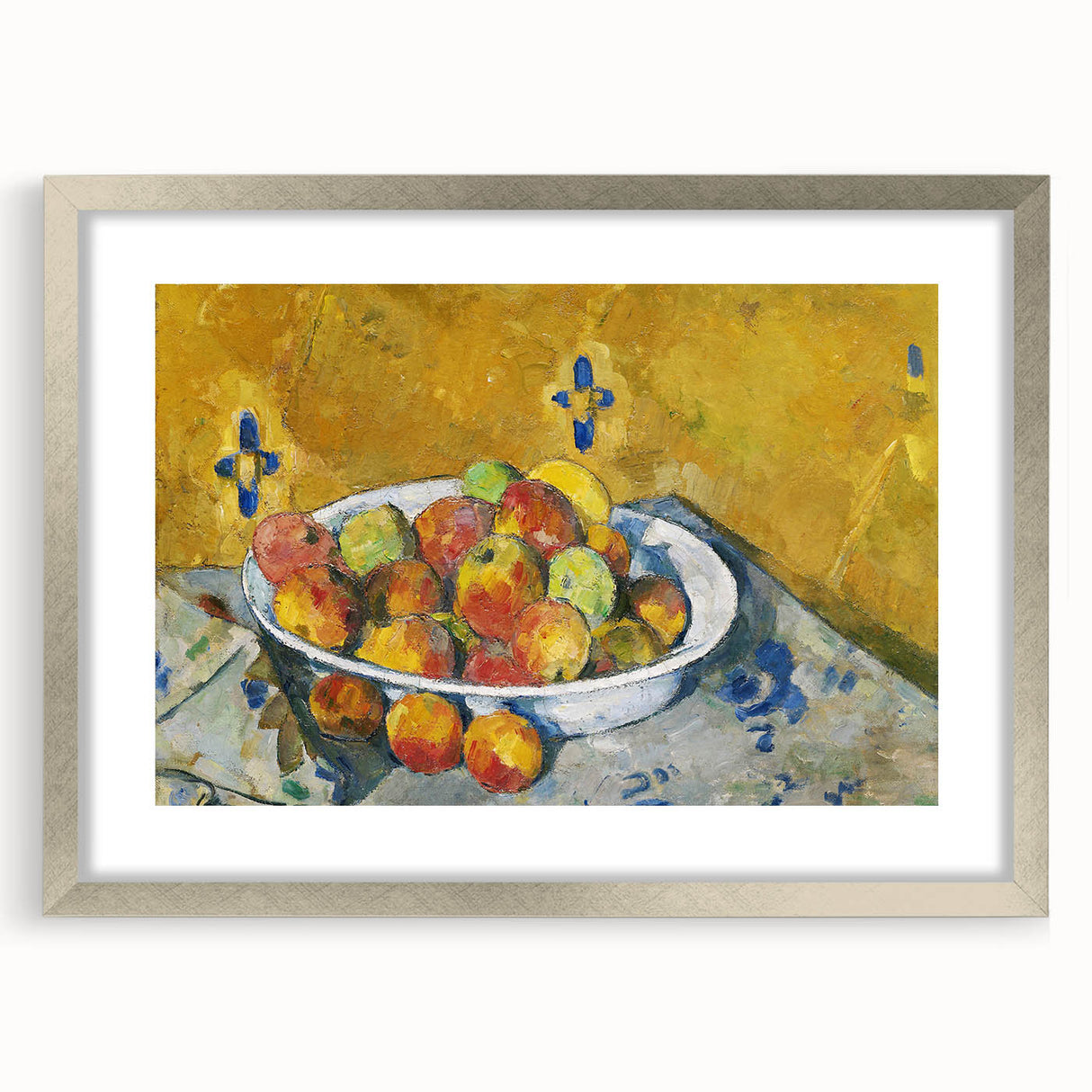 Impressionist Still Life - The Plate of Apples by Paul Cézanne Print