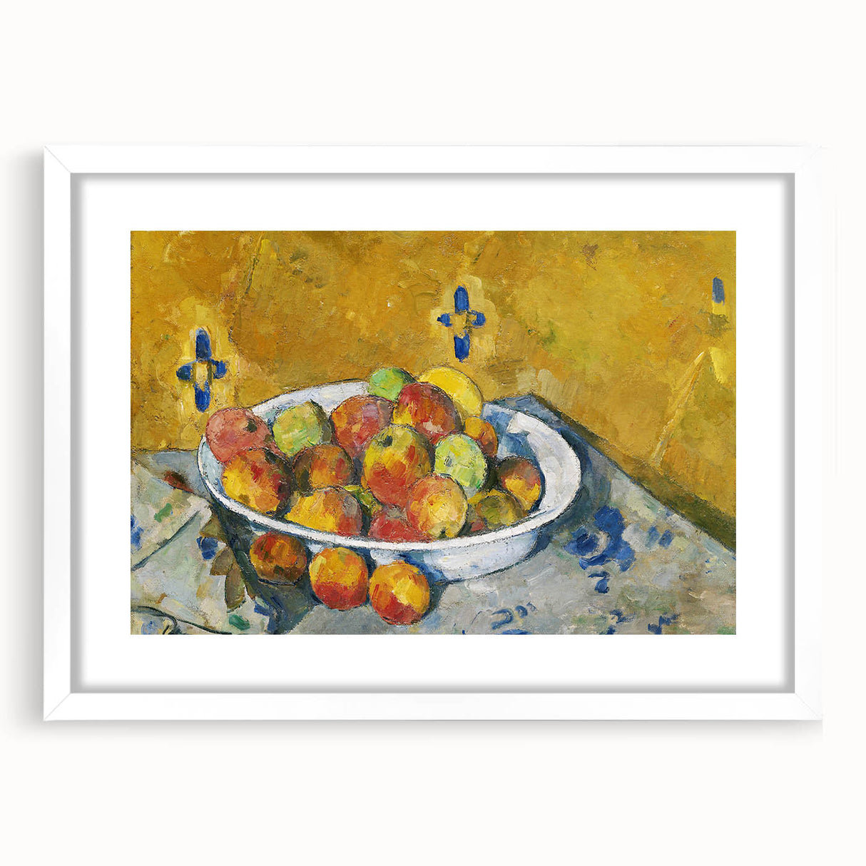 Impressionist Still Life - The Plate of Apples by Paul Cézanne Print