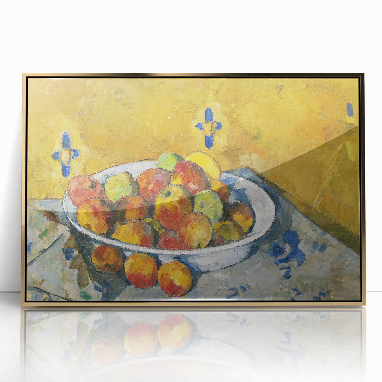 Impressionist Still Life - The Plate of Apples by Paul Cézanne Print