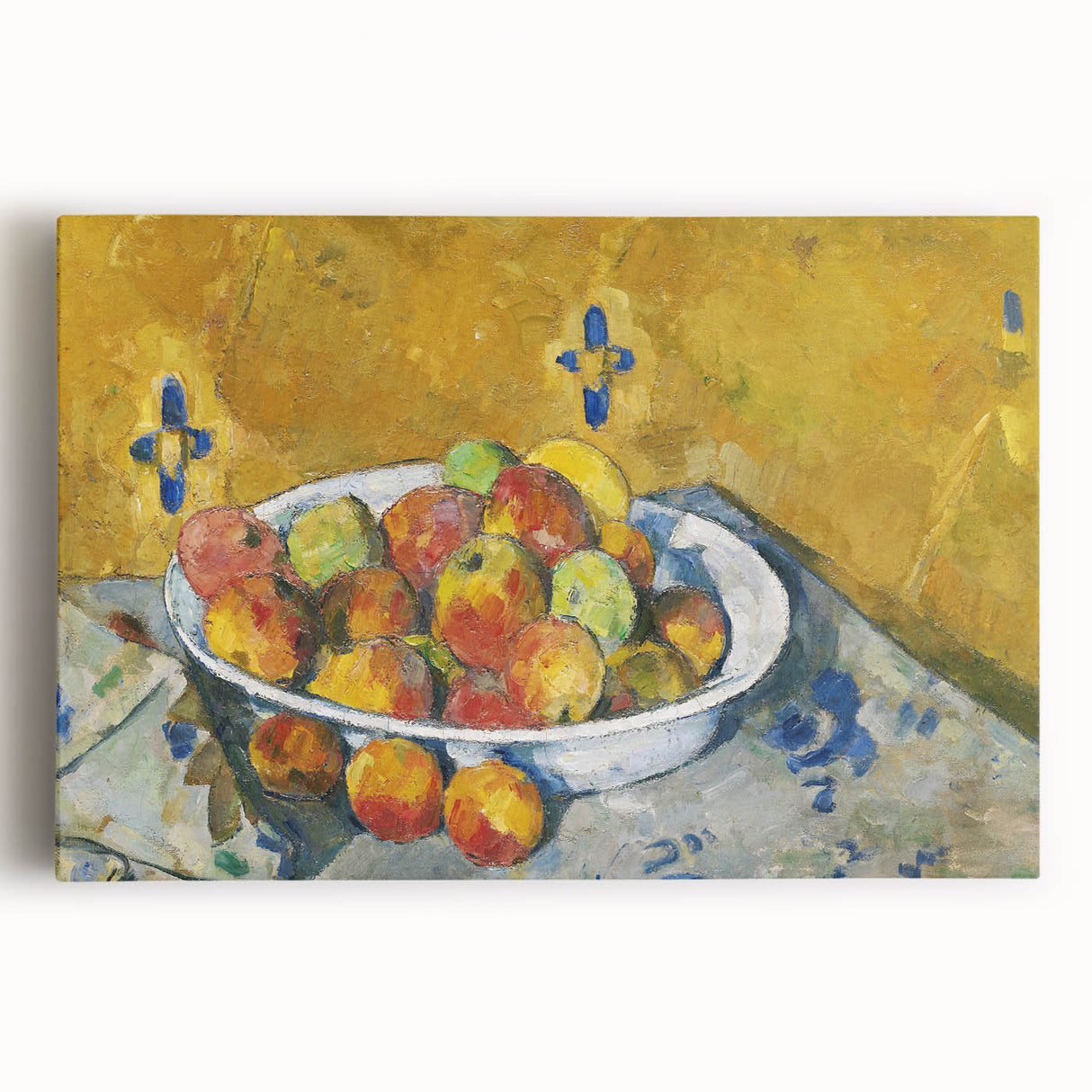 Impressionist Still Life - The Plate of Apples by Paul Cézanne Print