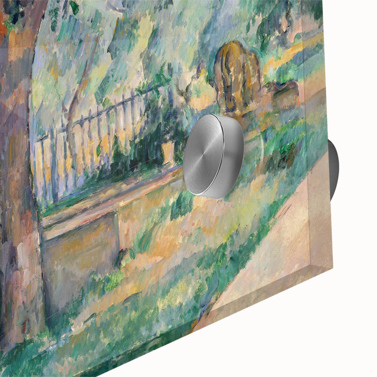 Impressionist Landscape Art - The Pool at Jas de Bouffan by Cézanne