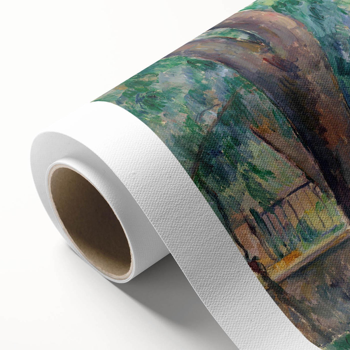 Impressionist Landscape Art - The Pool at Jas de Bouffan by Cézanne