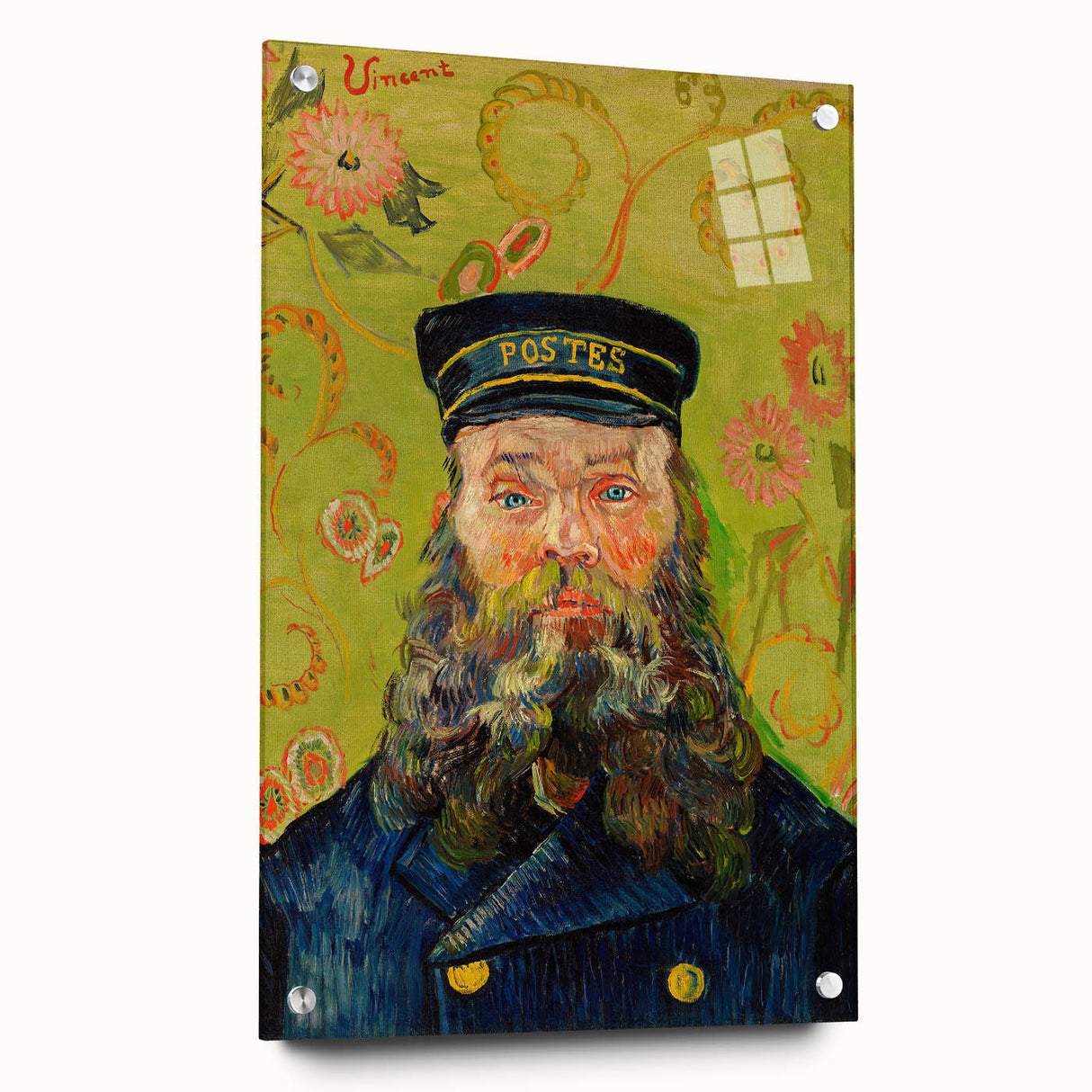 Impressionist Portrait - The Postman Joseph Roulin by Vincent van Gogh