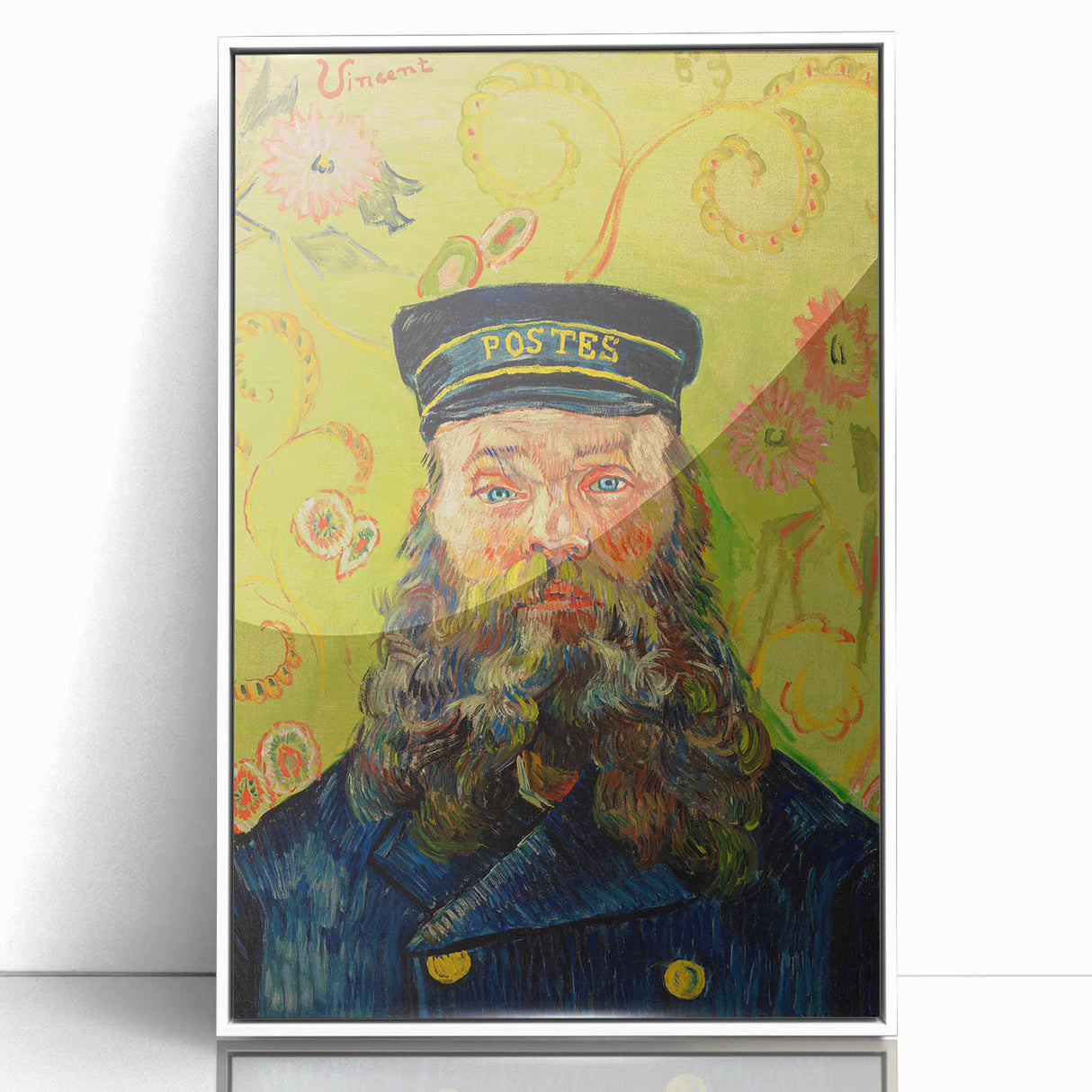 Impressionist Portrait - The Postman Joseph Roulin by Vincent van Gogh