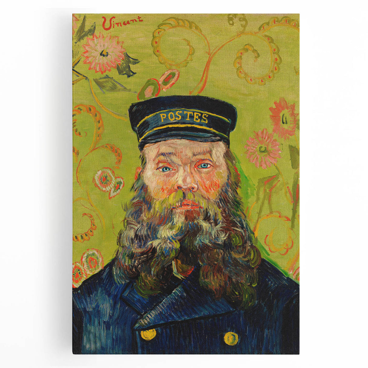 Impressionist Portrait - The Postman Joseph Roulin by Vincent van Gogh