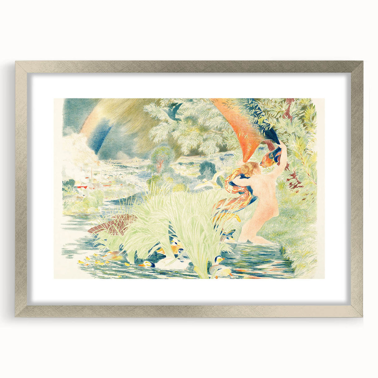 Impressionist Artwork - The Rainbow by Félix Bracquemond Print