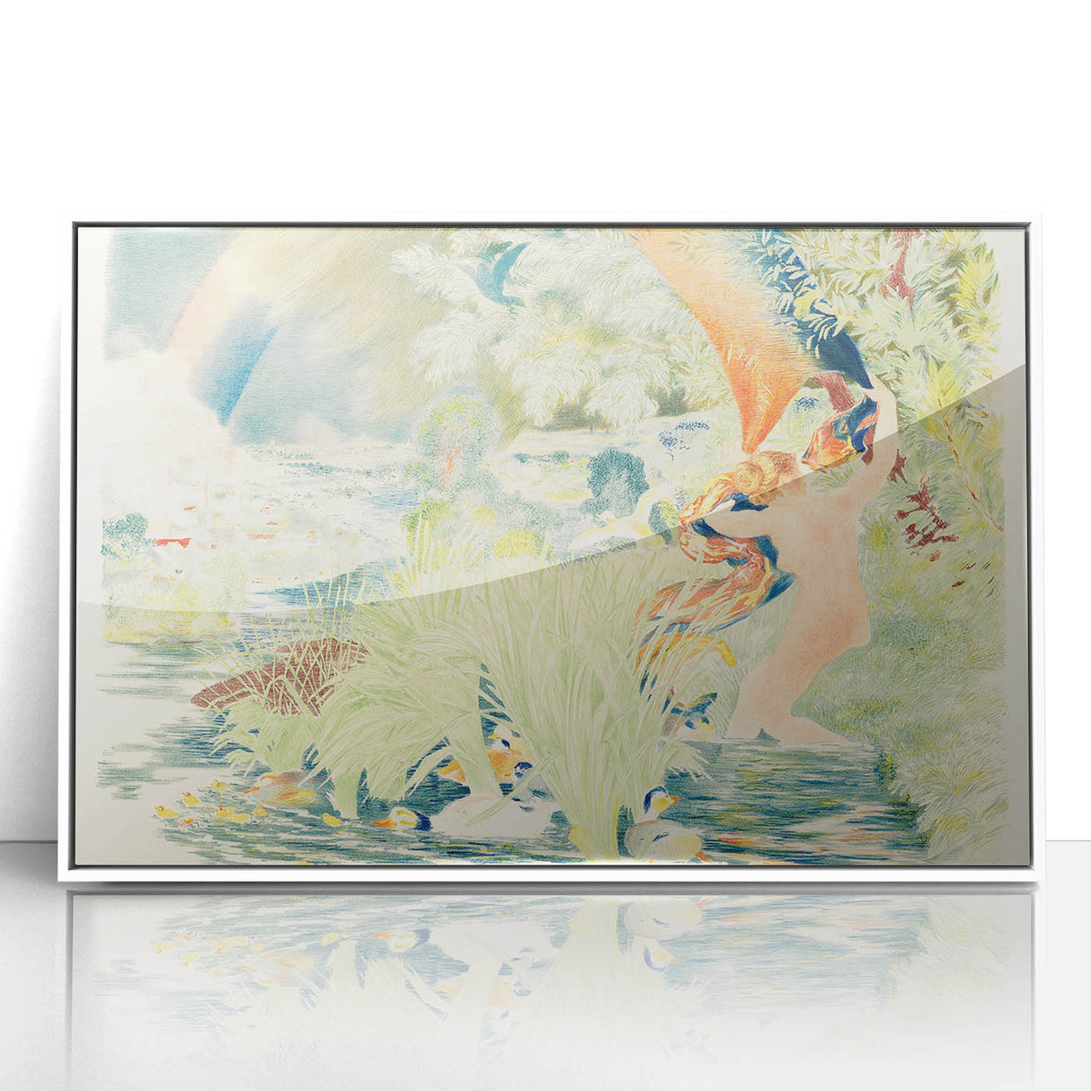 Impressionist Artwork - The Rainbow by Félix Bracquemond Print