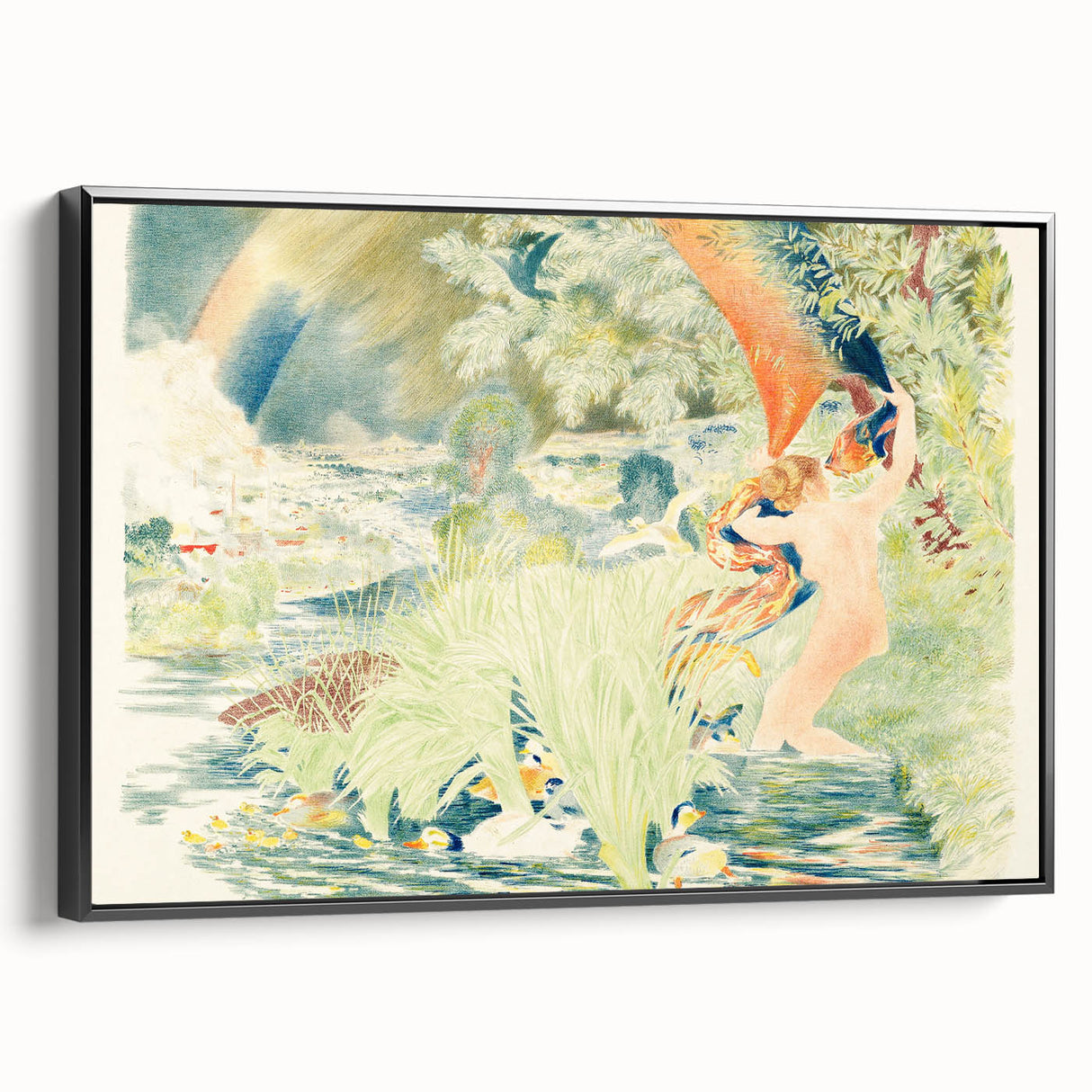 Impressionist Artwork - The Rainbow by Félix Bracquemond Print