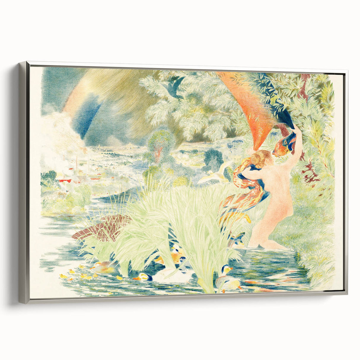 Impressionist Artwork - The Rainbow by Félix Bracquemond Print