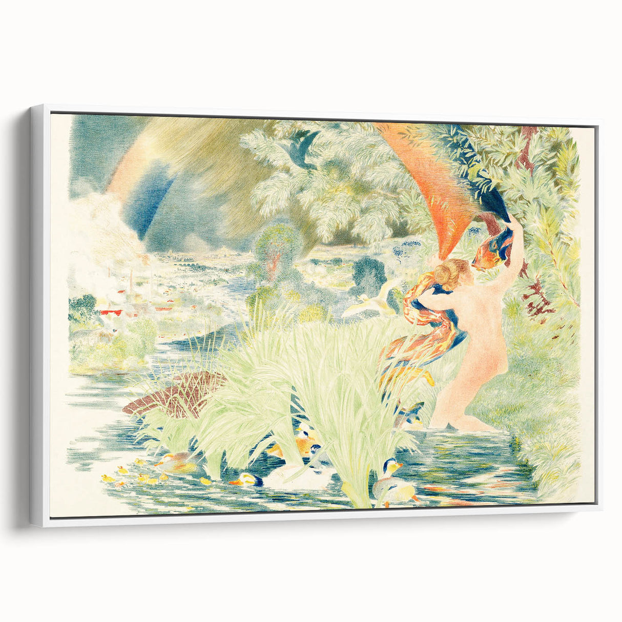 Impressionist Artwork - The Rainbow by Félix Bracquemond Print