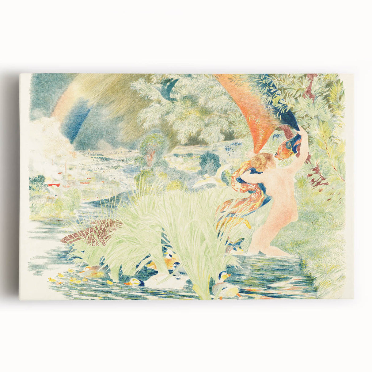 Impressionist Artwork - The Rainbow by Félix Bracquemond Print