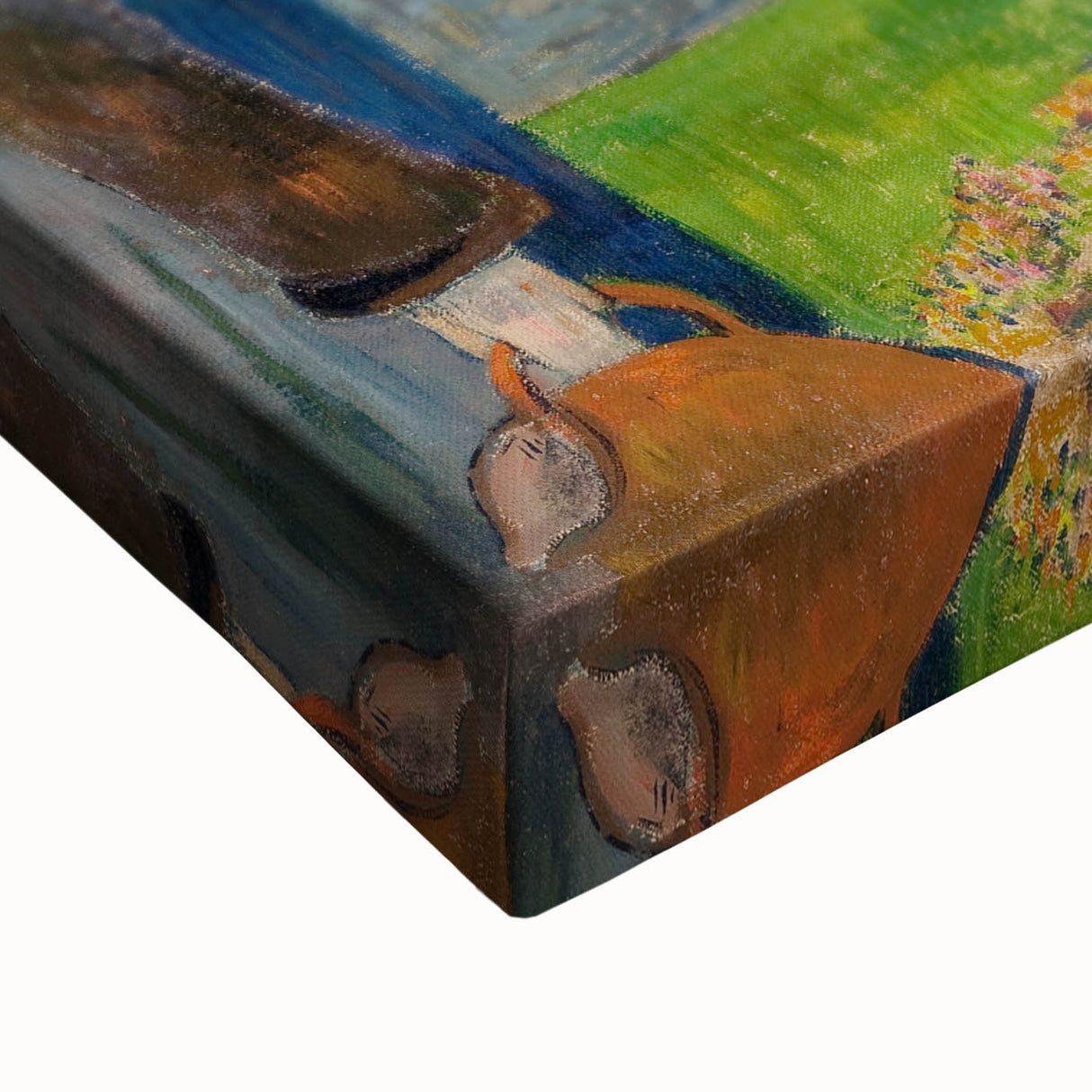 Impressionist Landscape - The Red Cow by Paul Gauguin