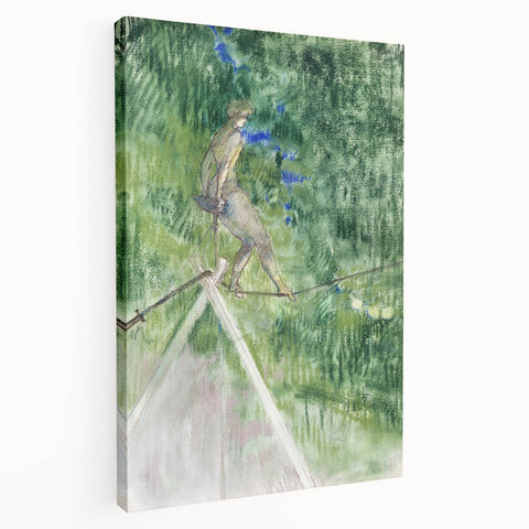 Impressionist Scene - The Rope Dancer by Henri de Toulouse-Lautrec