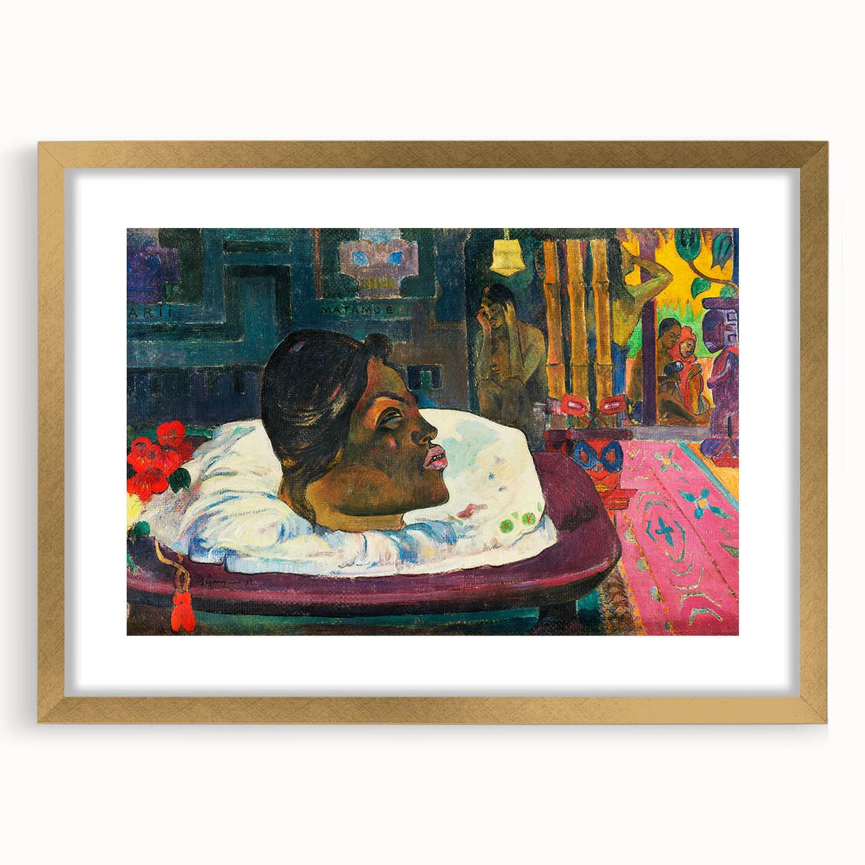 Impressionist Masterpiece - Arii Matamoe by Paul Gauguin Print