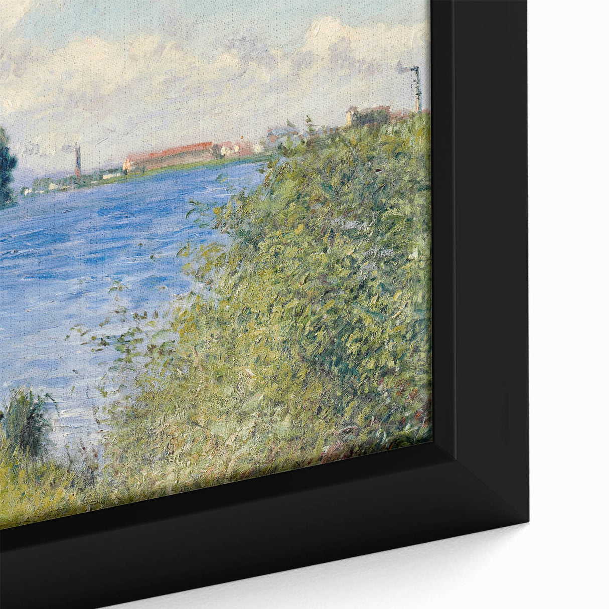Impressionist Landscape - The Seine at Argenteuil by Caillebotte Print
