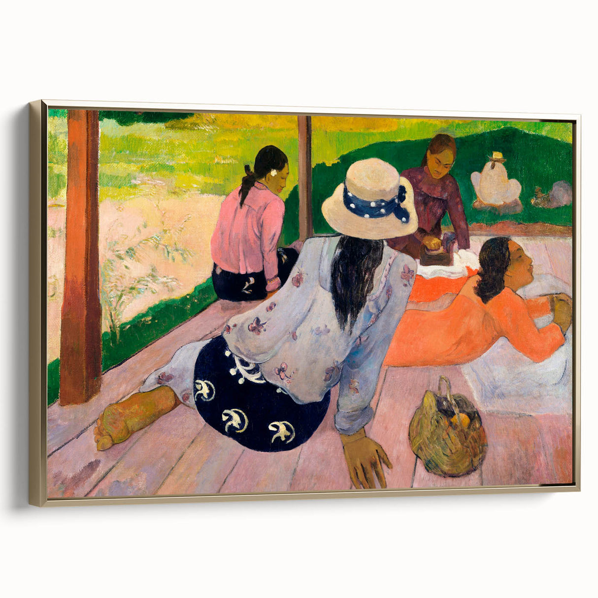 Impressionist Art - The Siesta by Paul Gauguin Print
