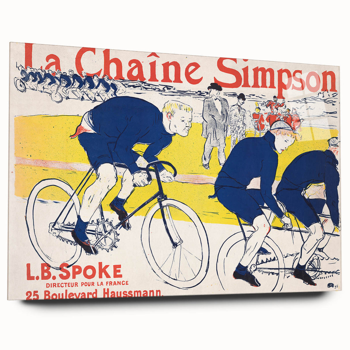 Vintage Cycling Poster - La Chaîne Simpson by Toulouse-Lautrec Print