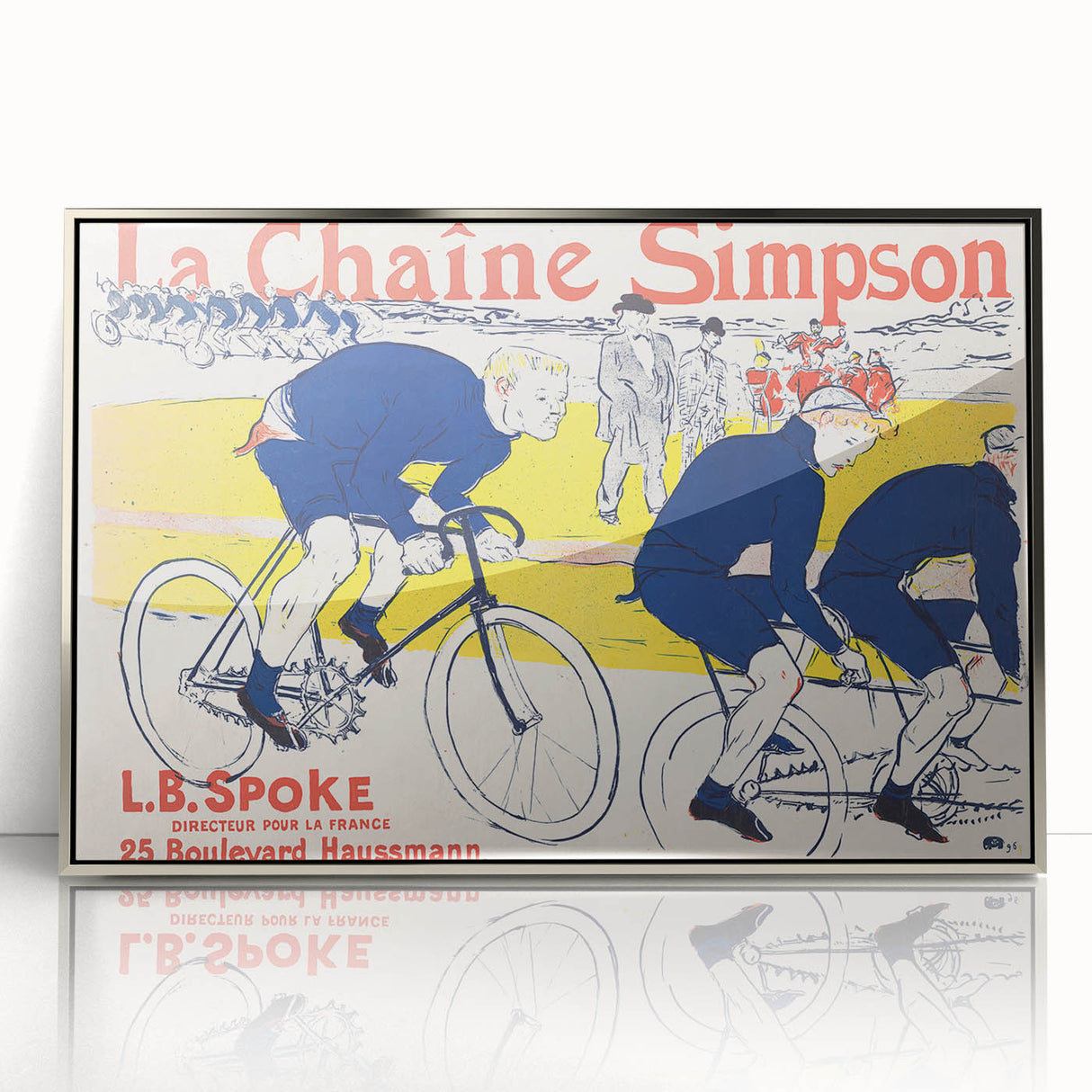 Vintage Cycling Poster - La Chaîne Simpson by Toulouse-Lautrec Print