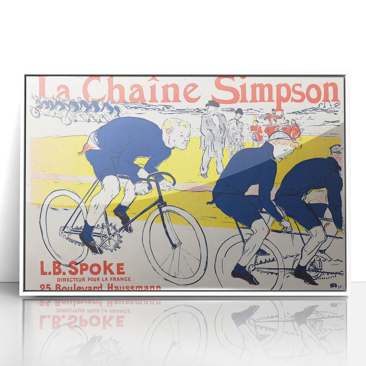 Vintage Cycling Poster - La Chaîne Simpson by Toulouse-Lautrec Print