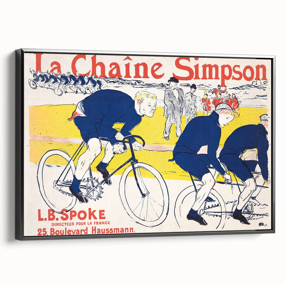 Vintage Cycling Poster - La Chaîne Simpson by Toulouse-Lautrec Print
