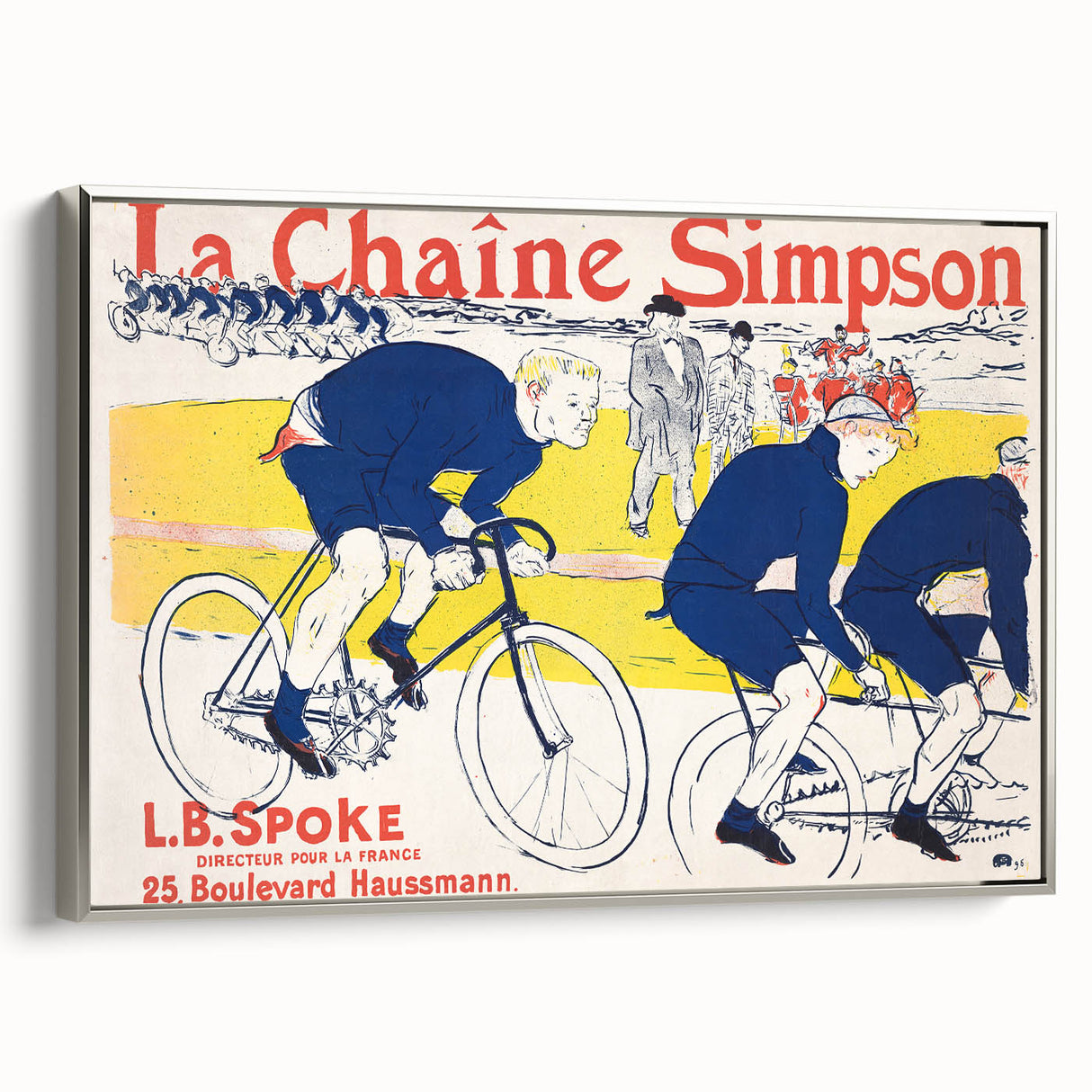 Vintage Cycling Poster - La Chaîne Simpson by Toulouse-Lautrec Print