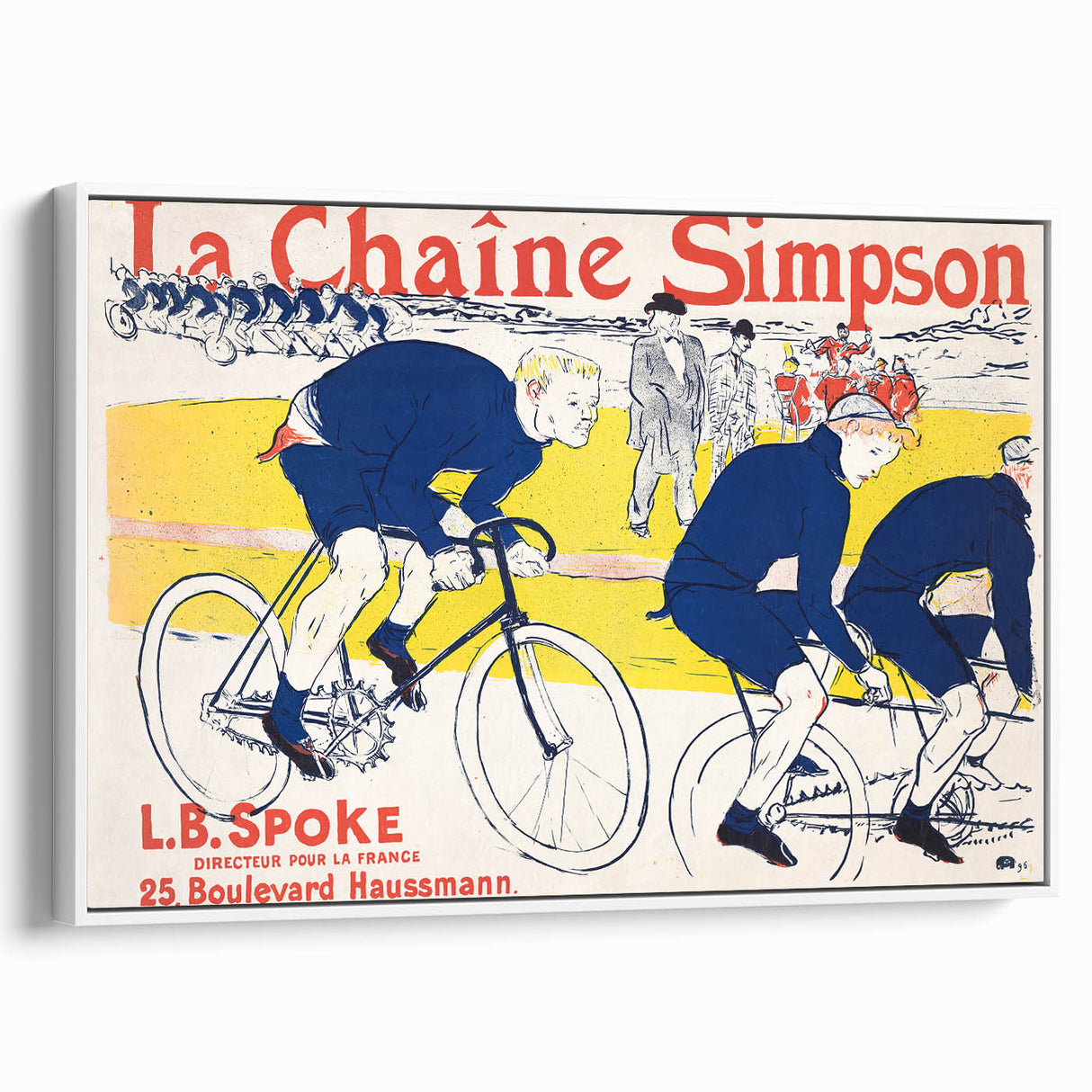 Vintage Cycling Poster - La Chaîne Simpson by Toulouse-Lautrec Print