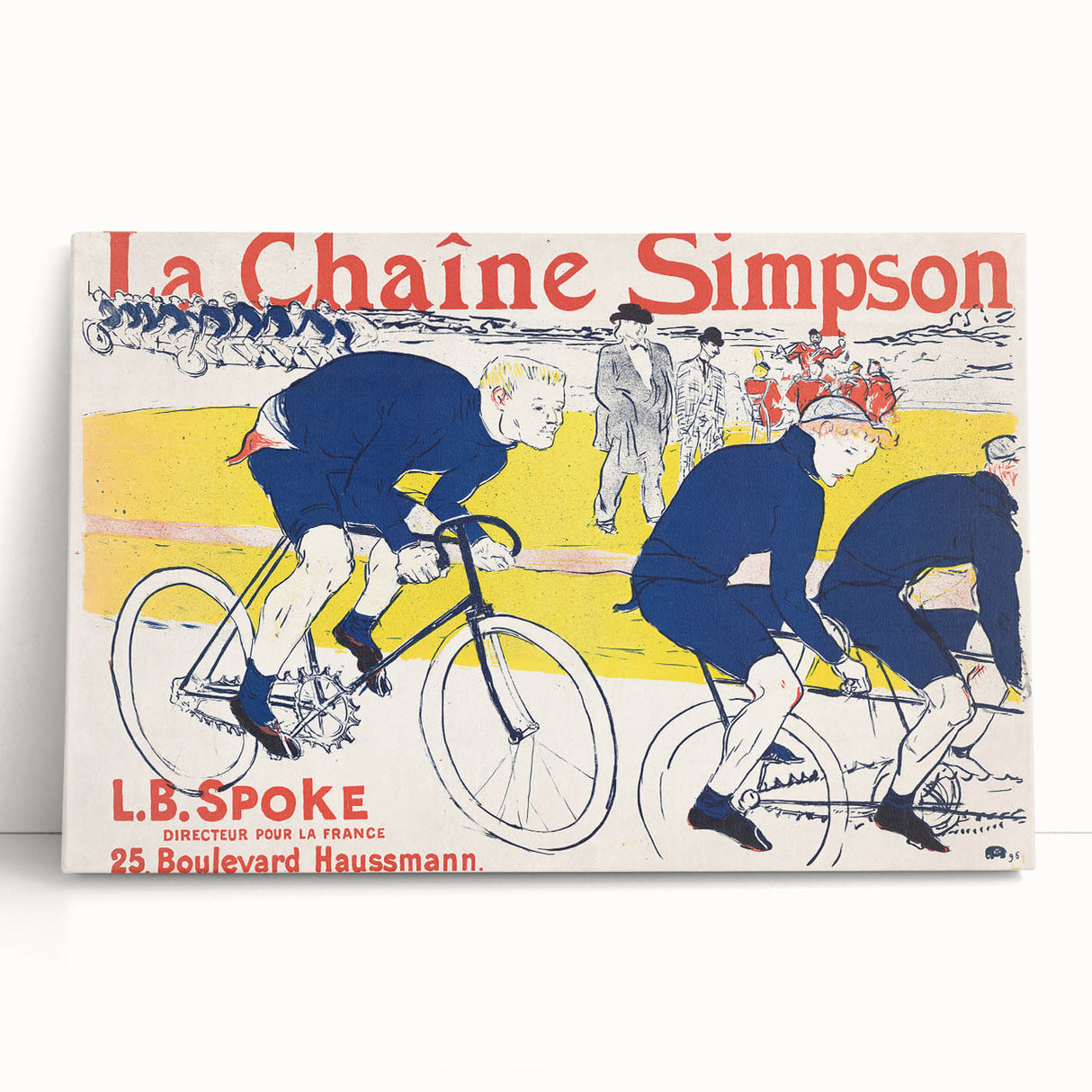Vintage Cycling Poster - La Chaîne Simpson by Toulouse-Lautrec Print