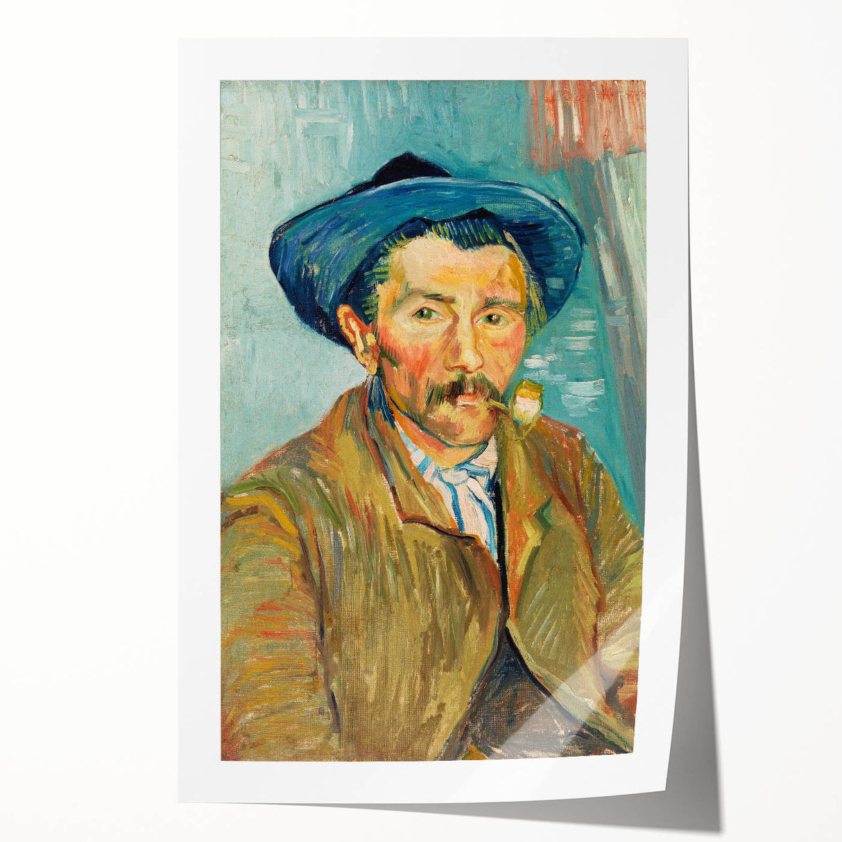 Impressionist Portrait - The Smoker (Le Fumeur) by Vincent van Gogh