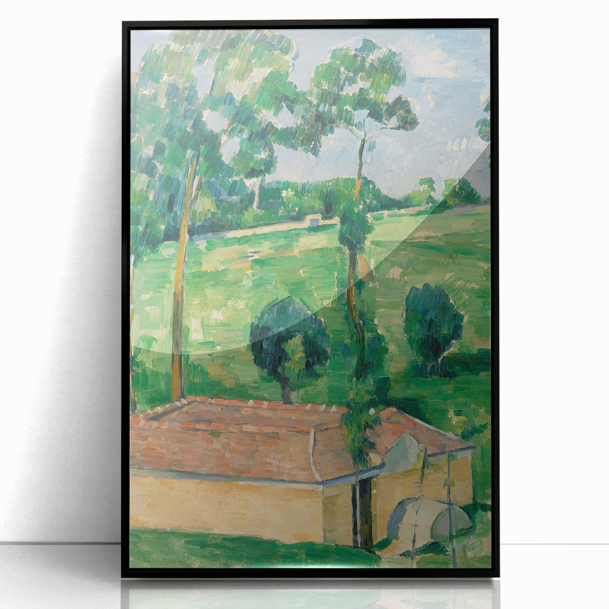 Impressionist Landscape - The Spring House by Paul Cézanne