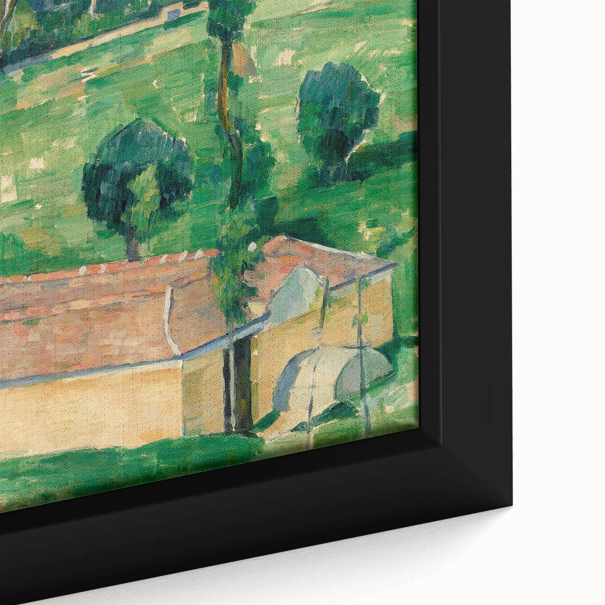 Impressionist Landscape - The Spring House by Paul Cézanne