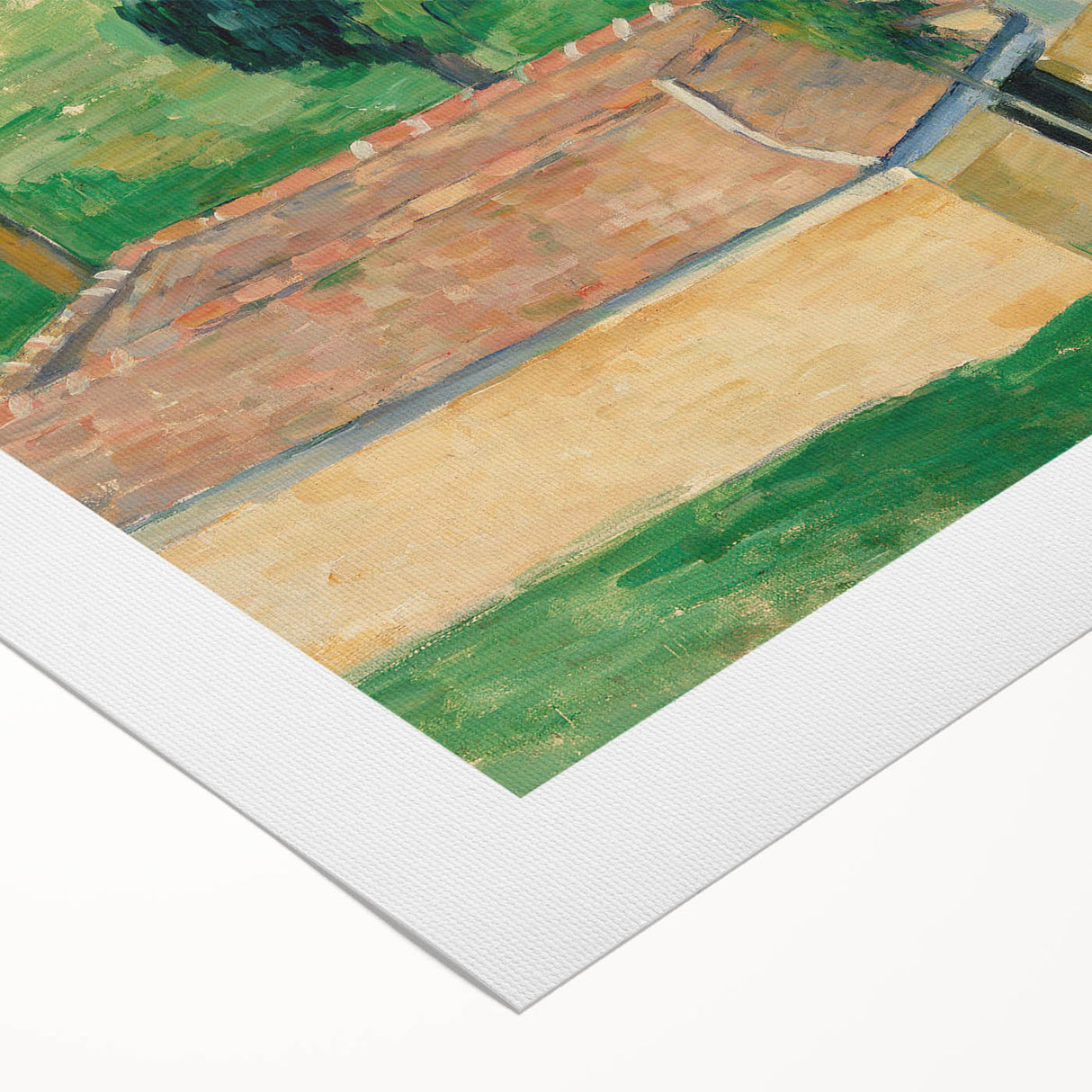 Impressionist Landscape - The Spring House by Paul Cézanne