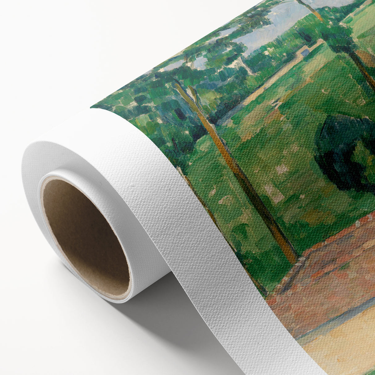 Impressionist Landscape - The Spring House by Paul Cézanne