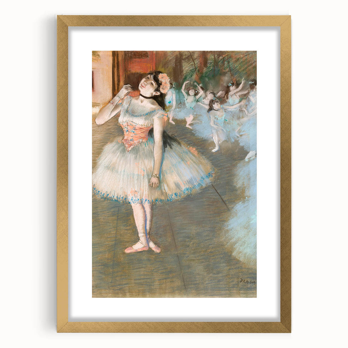 Impressionist Scene - The Star by Edgar Degas